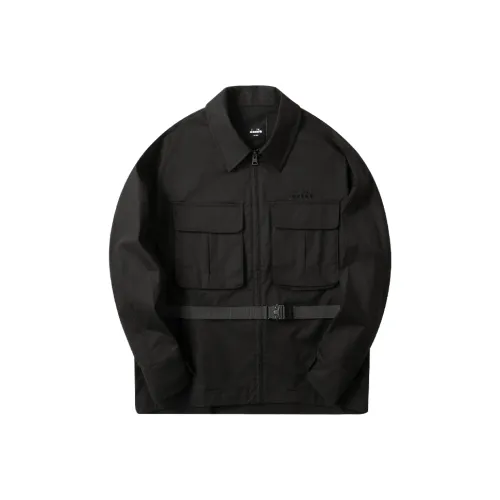 Diadora Женские Куртки Черного Цвета