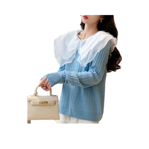 Mokana Кашемир Свитер Женские Синий