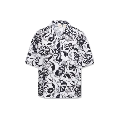 Levis Черно-белая панда Принт Женские Рубашки