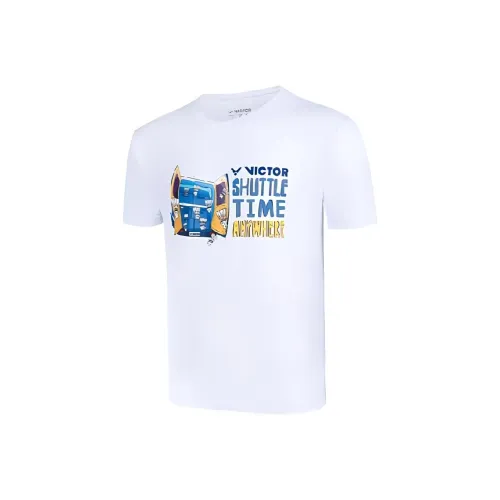 VICTOR Бадминтон Джерси Унисекс Белый
