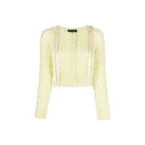 SIMONE ROCHA Зеленый яблочный Женские Трикотаж