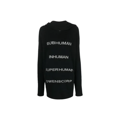 RICK OWENS Черный Женские Кашемировые Свитеры