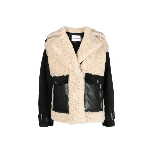 STAND STUDIO Куртки Пальто Женские Черный