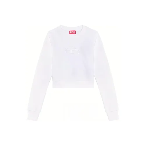 DIESEL Белые Женские Свитшоты
