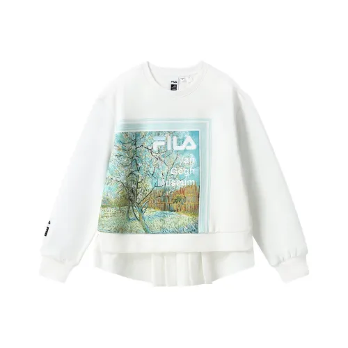 FILA Van Gogh Museum 2,0 Cloud White Женские Свитшоты