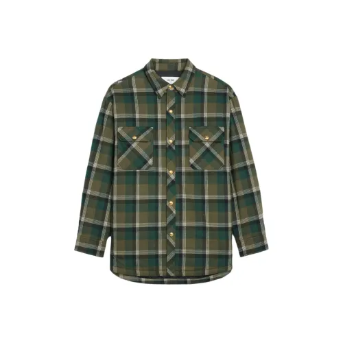 CELINE Зеленые Женские Рубашки