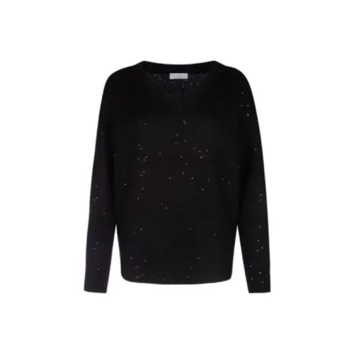 BRUNELLO CUCINELLI FW23 Трикотаж Женский Черный