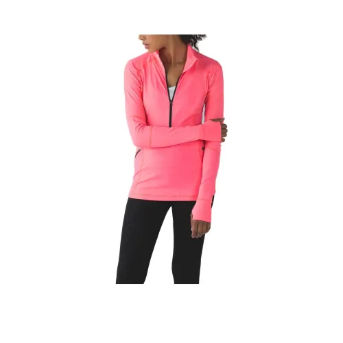 lululemon Реглан-рукав Т-рубашка Женская Ярко-розовая