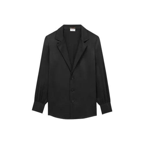 SAINT LAURENT FW24 Рубашка Женская Черная