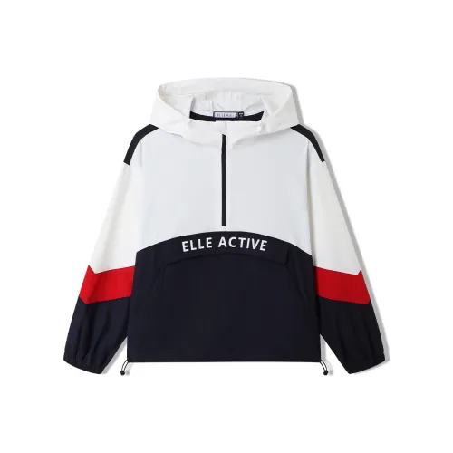 ELLE Active Куртки и Пальто Унисекс Темно-синий Белый