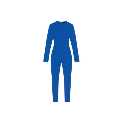 Khy DROP 002 Series Комбинезон с длинным рукавом для женщин синий ромб Ancient