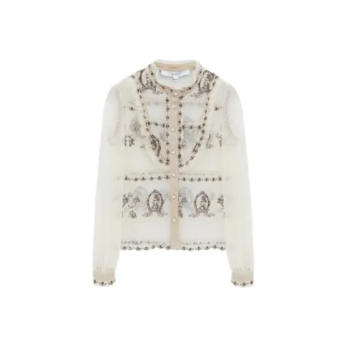 LULUALWAYS Бежевые Женские Рубашки