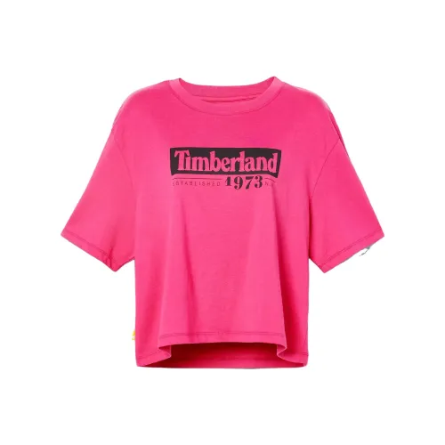 TIMBERLAND Розовые Женские Футболки