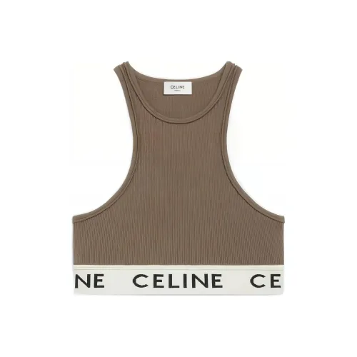 CELINE Коричневые Женские Камисоли