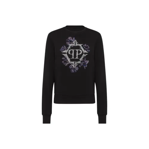 PHILIPP PLEIN Черная унисекс толстовка