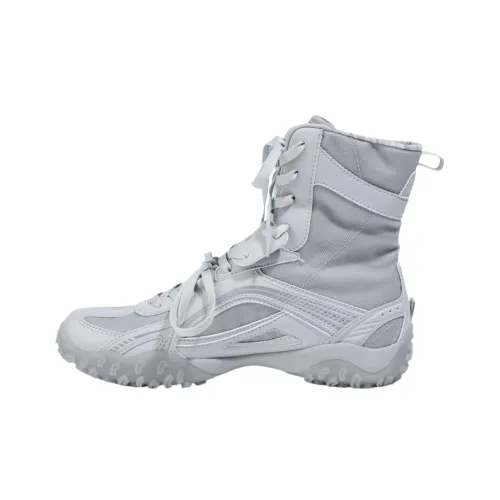 OJOS x FILA ECHAPPE MID Топ Тренировочные Кроссовки Унисекс Серый