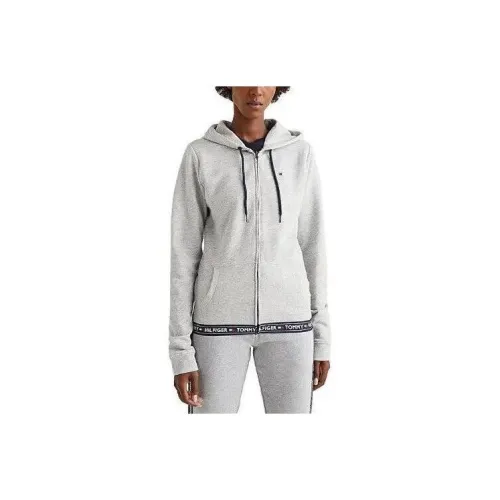 Tommy Hilfiger Лента Толстовка HOODIES Куртки Пальто Женские Серый