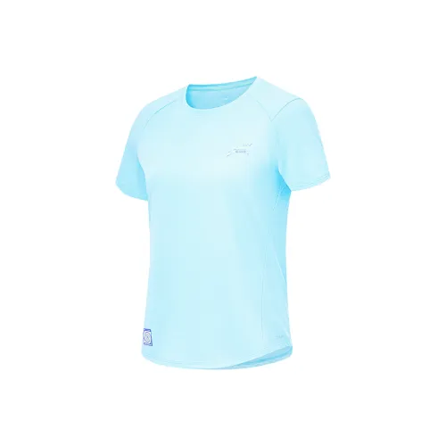 LINING Running Collection Свет Парафин Синий Женские T Рубашки