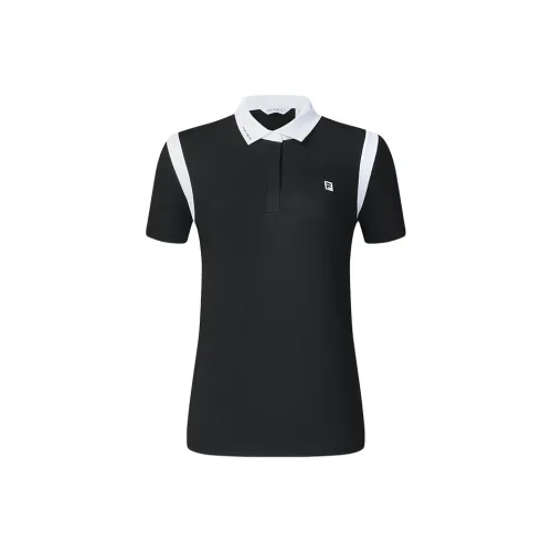 FILA GOLF серия Поло Женское Темно-черное
