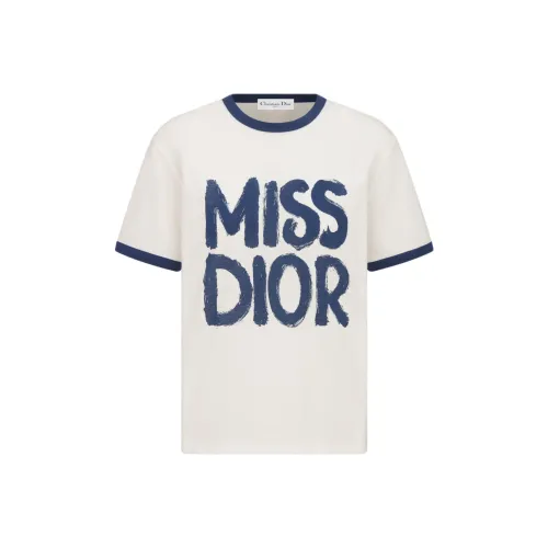 DIOR Синие Женские Футболки