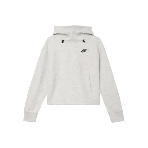 Nike Sportswear Tech Fleece OVERSIZE Толстовка Женская Светло-Серый