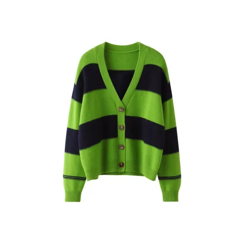 MAIGRE SIMHAT Кашемировый свитер женский зеленый