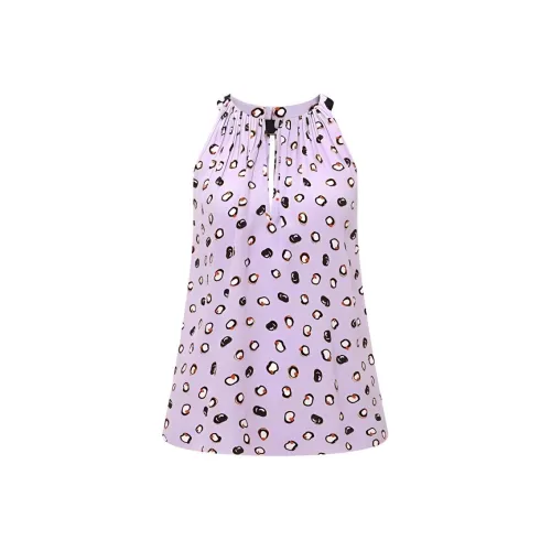 Diane von Furstenberg FW23 Рубашка Женская Фиолетовая