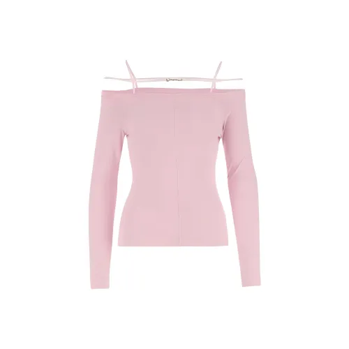 Jacquemus Розовые Женские Т-рубашки