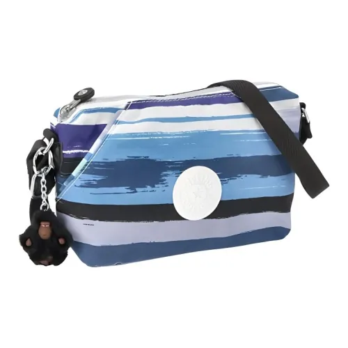 Kipling Полиэстер Сумка через плечо Сумка на плечо Унисекс Синяя и Многоцветная