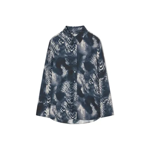 COS Темно-синие Женские Рубашки