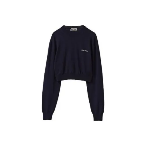 MIU MIU Синий Женский Трикотаж