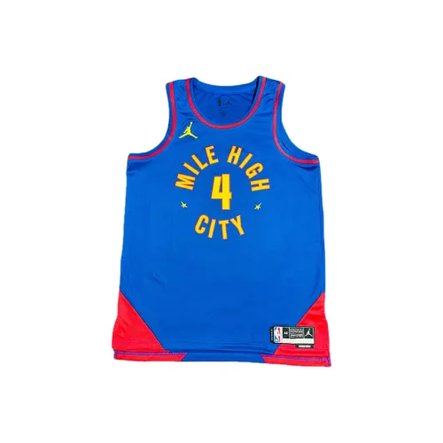 Jordan X NBA Golden State Warriors Баскетбольная Джерси Мужская Синяя