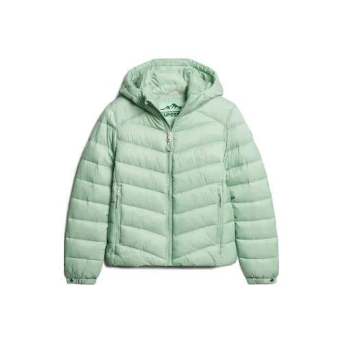 SUPERDRY Куртки Пальто Женские Светло-зеленый