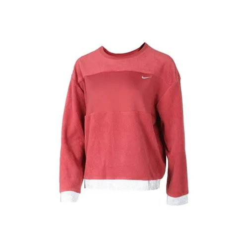NIKE Красный Женские Свитшоты
