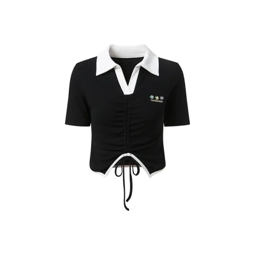 LA.F LAFREEDOM Черное Женское Поло