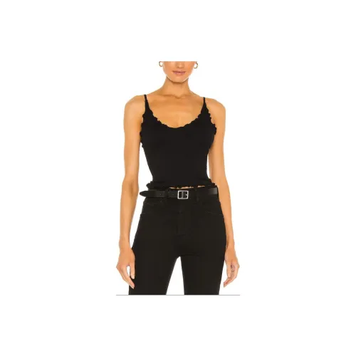 FREE PEOPLE Топ на бретелях Женский Черный