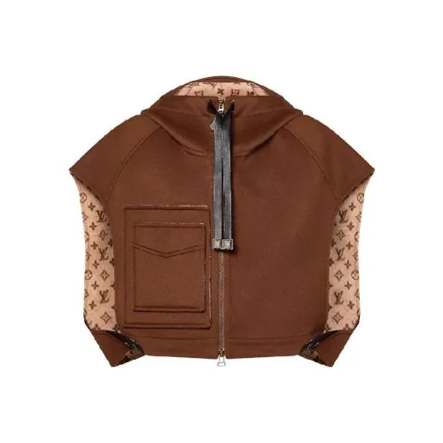 LOUIS VUITTON FW23 Куртки и пальто Женские Коричневый