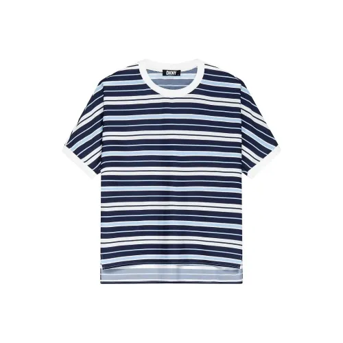 DKNY T-рубашка женская темно-синий полосы
