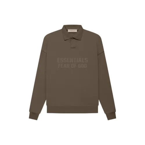 Fear of God Essentials Древесно-кофейное Женское Поло
