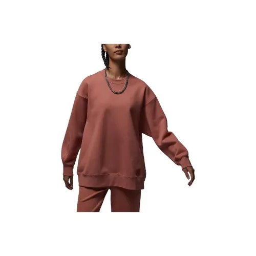 Джордан NikeJordan Flight Толстовка Женская Кирпично-красный