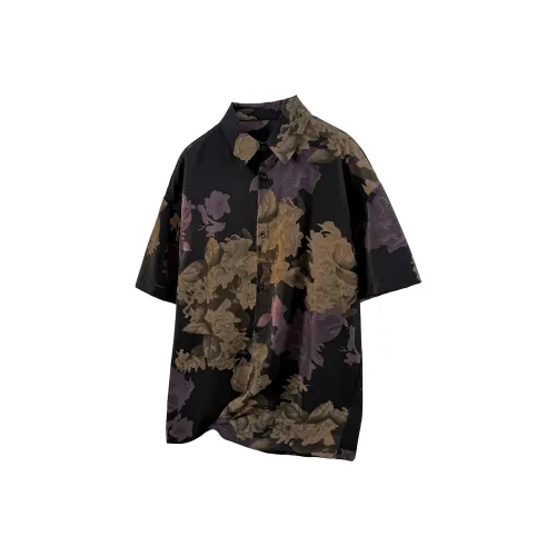 SONGXIER Черная унисекс рубашка