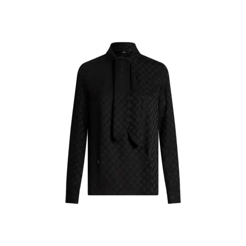 ETRO Черные Женские Рубашки