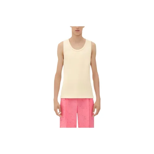 Bottega Veneta Майка Мужская Бежевая Желтая