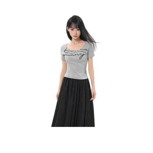 Princess Berdele T-Shirt Женская Серого цвета