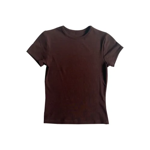 Fuccykee T-рубашка Женская Кофейного цвета