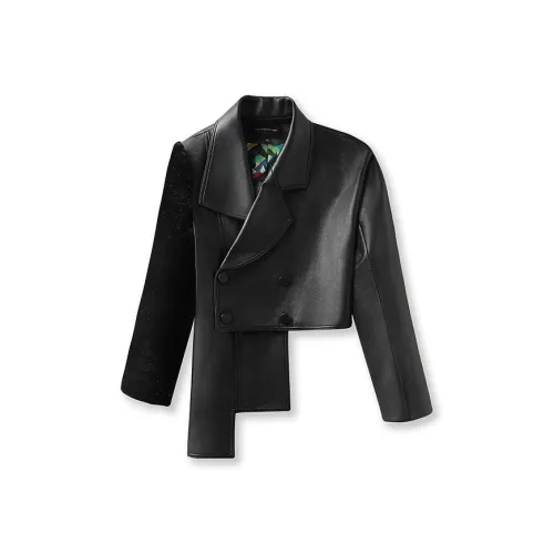 MINNANHUI Куртки Пальто Женские Черный