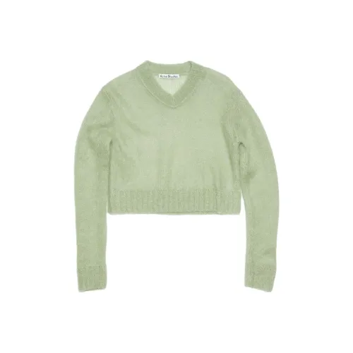 Acne Studios Серый Зеленый Женский Трикотаж