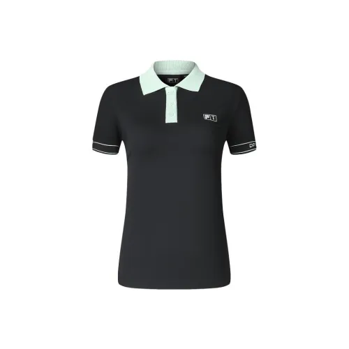 FILA GOLF серия Поло Женское Темно-черное