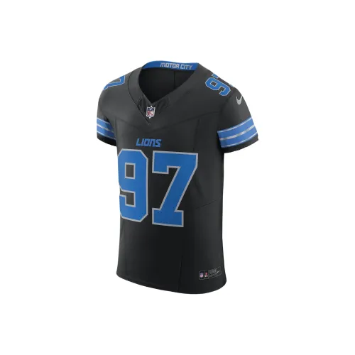 nike Dri FitNFL Aidan Hutchinson Detroit Lions Vapor Футбол Джерси Мужской Черный