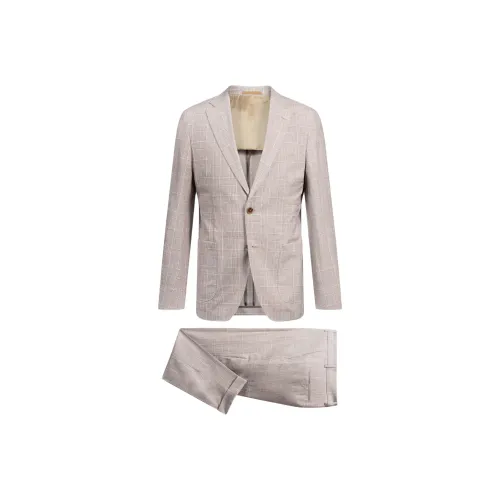 Hugo Boss Бизнес-костюм мужской бежевый